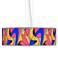Pop Modern Giclee 24" Wide 4-Light Pendant Chandelier