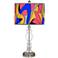 Pop Modern Giclee Apothecary Clear Glass Table Lamp