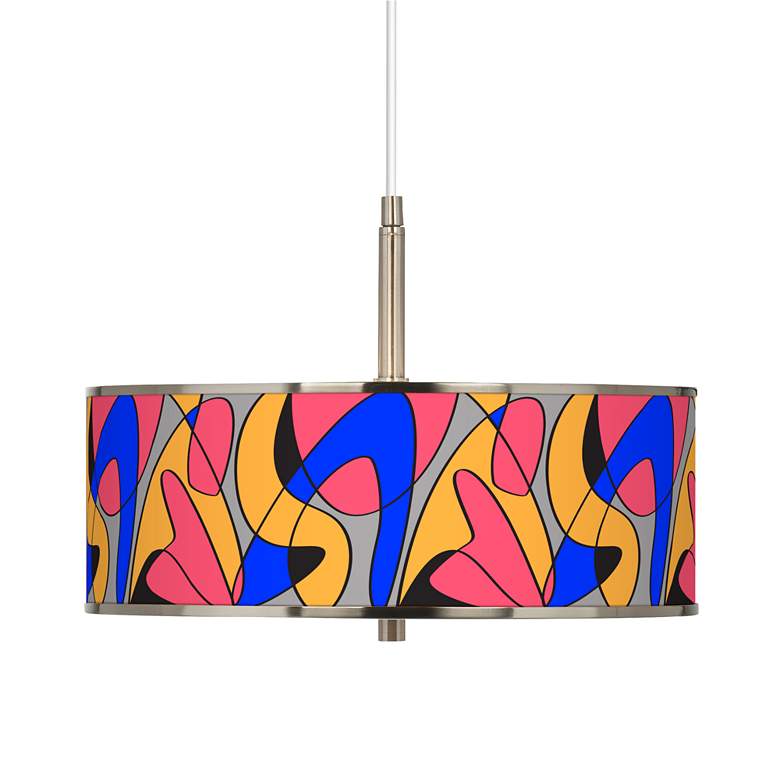 Image 1 Pop Modern Giclee Glow 16 inch Wide Pendant Light