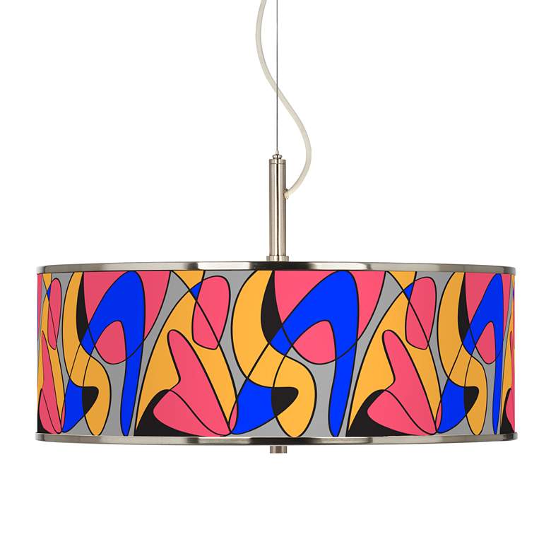 Image 1 Pop Modern Giclee Glow 20" Wide Pendant Light