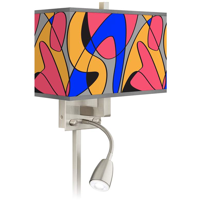 Image 1 Pop Modern Giclee Glow LED Reading Light Plug-In Sconce