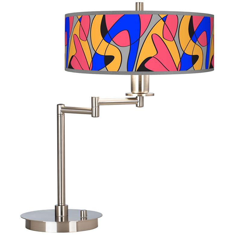 Image 1 Pop Modern Giclee Swing Arm LED Desk Lamp