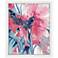 Pop Of Pink 46" High Flower Blossom Print Framed Wall Art