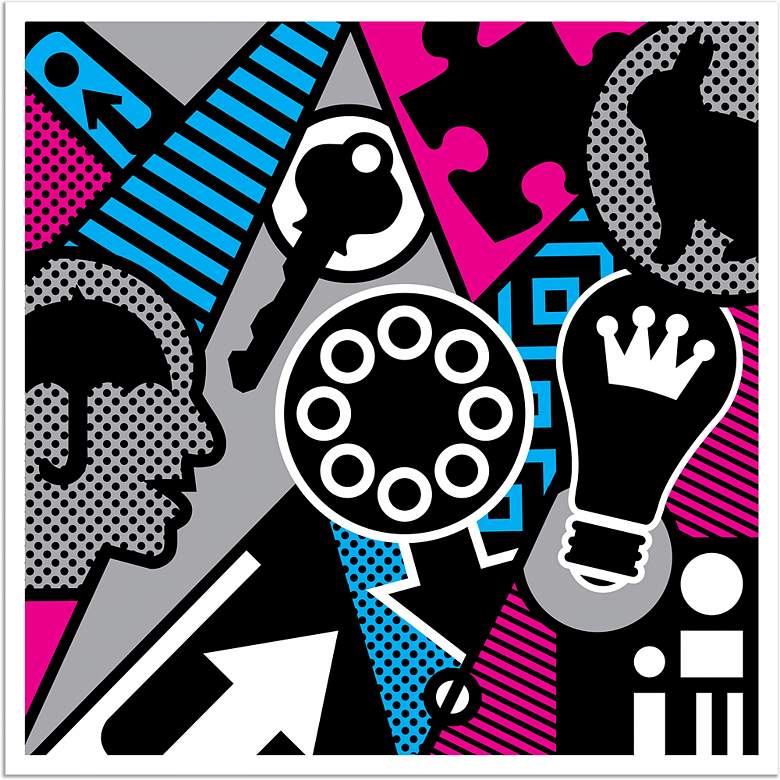 Image 1 Pop Psychology 40" Square Giclee Wall Art Poster