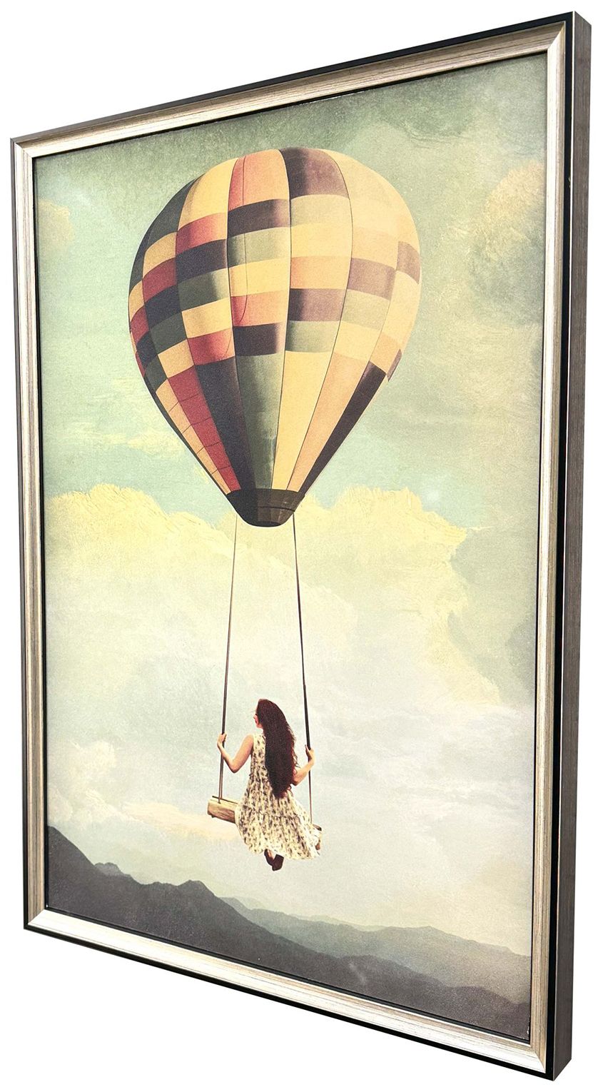 Image 3 Pop View From Above II Non-Glass 21"W x 31"H Non-Glass Framed Art more views