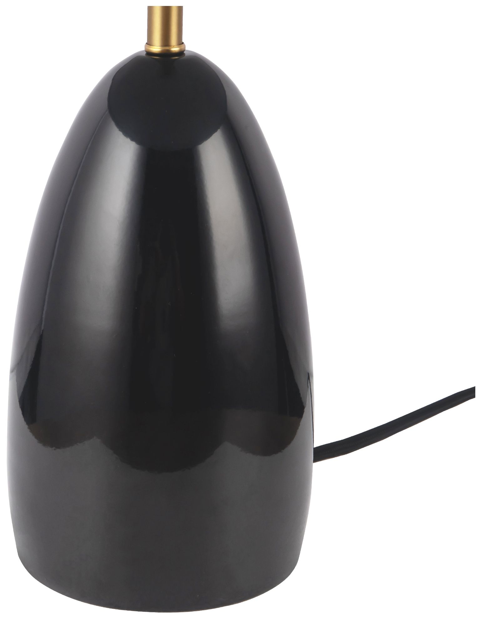 Image 4 Poppy 12-in Black dimmable LED Table Lamp more views