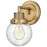 1_Poppy 9 1/2" High Brass Wall Sconce by Hinkley Lighting