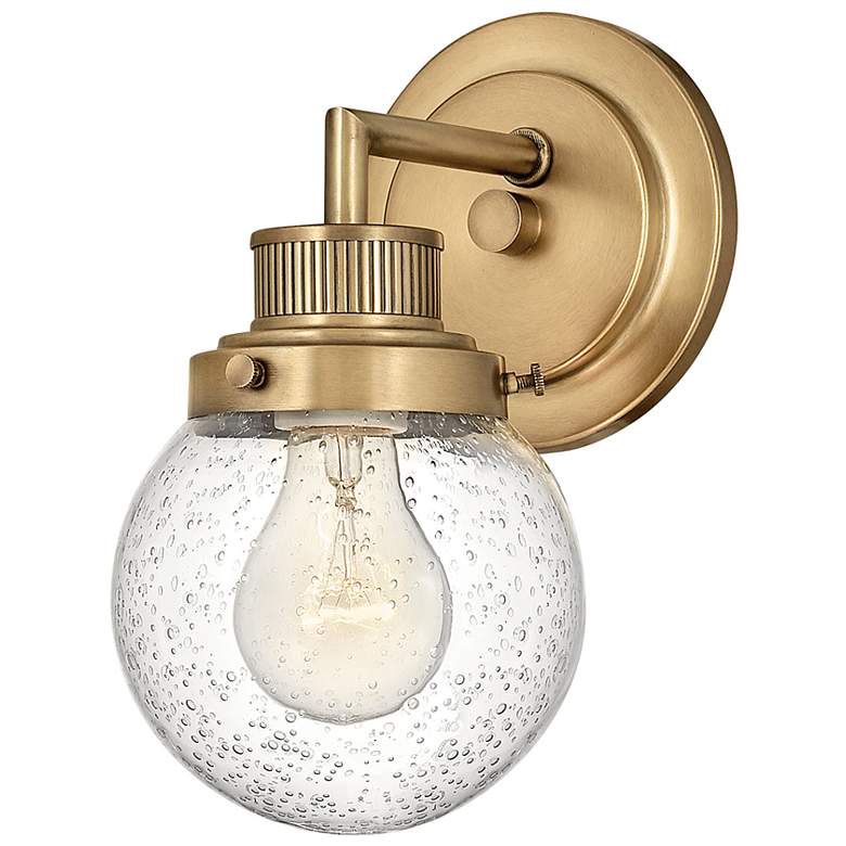 Image 2 Poppy 9 1/2" High Brass Wall Sconce by Hinkley Lighting more views