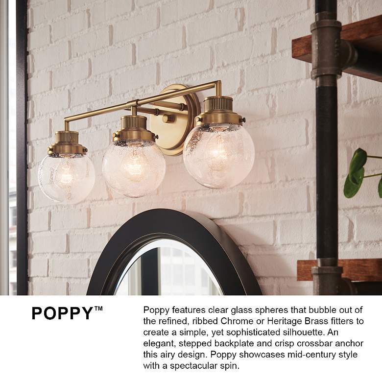 Image 7 Poppy 9 1/2" High Chrome Wall Sconce by Hinkley Lighting more views
