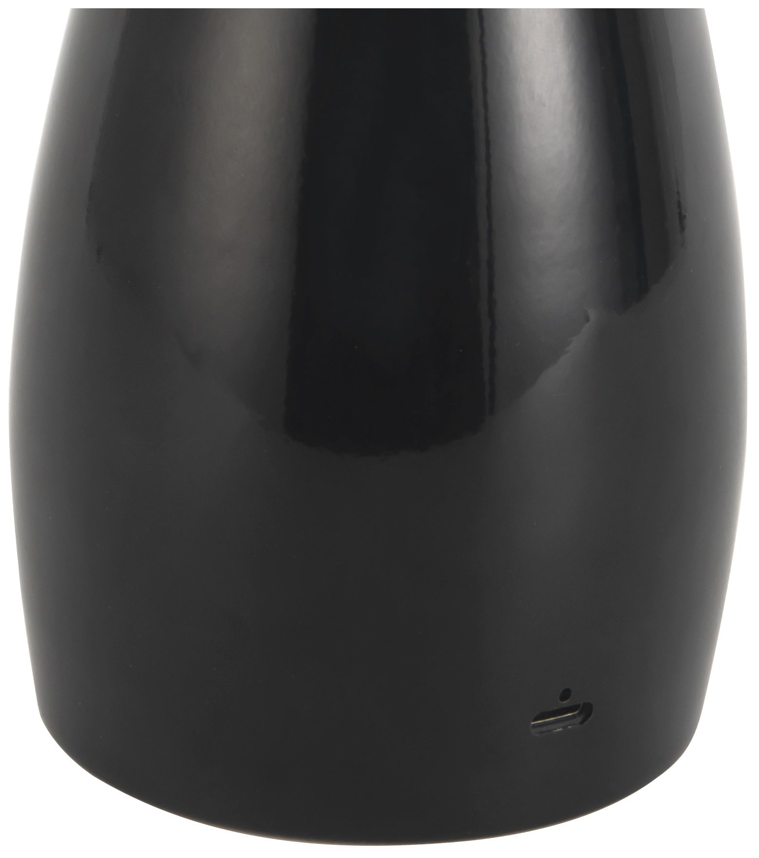 Image 4 Poppy 9-in Black dimmable LED Table Lamp more views