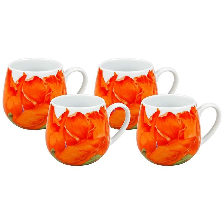 Image 1 Poppy Blossom Snuggle Mugs Set of 4