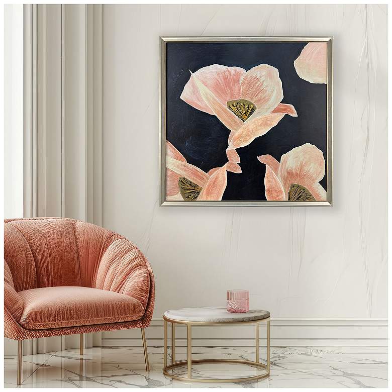 Image 5 Poppy Perfection I 42"W x 42"H Framed Art more views