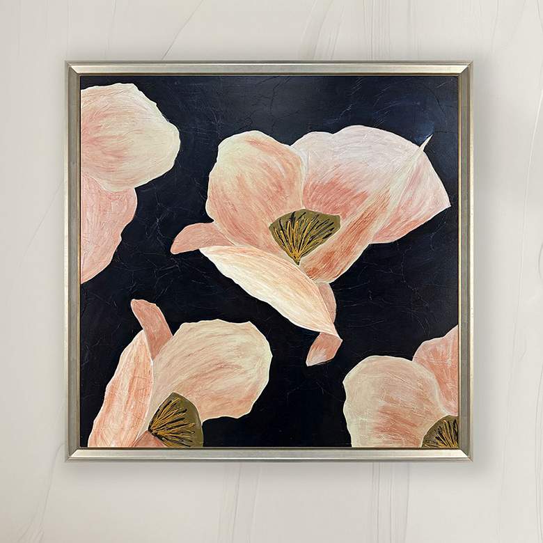 Image 1 Poppy Perfection II 42"W x 42"H Framed Art