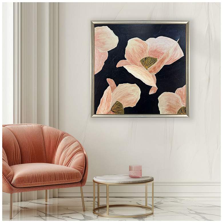 Image 5 Poppy Perfection II 42"W x 42"H Framed Art more views