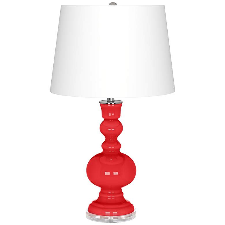Image 3 Poppy Red Apothecary Table Lamp