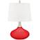 Poppy Red Felix Modern Table Lamp