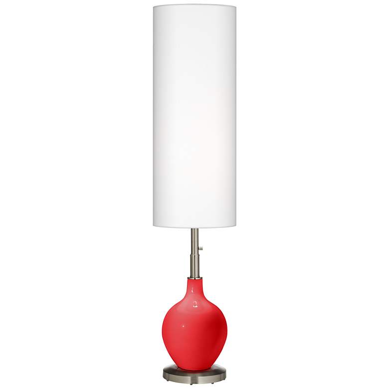 Image 1 Poppy Red Ovo Floor Lamp