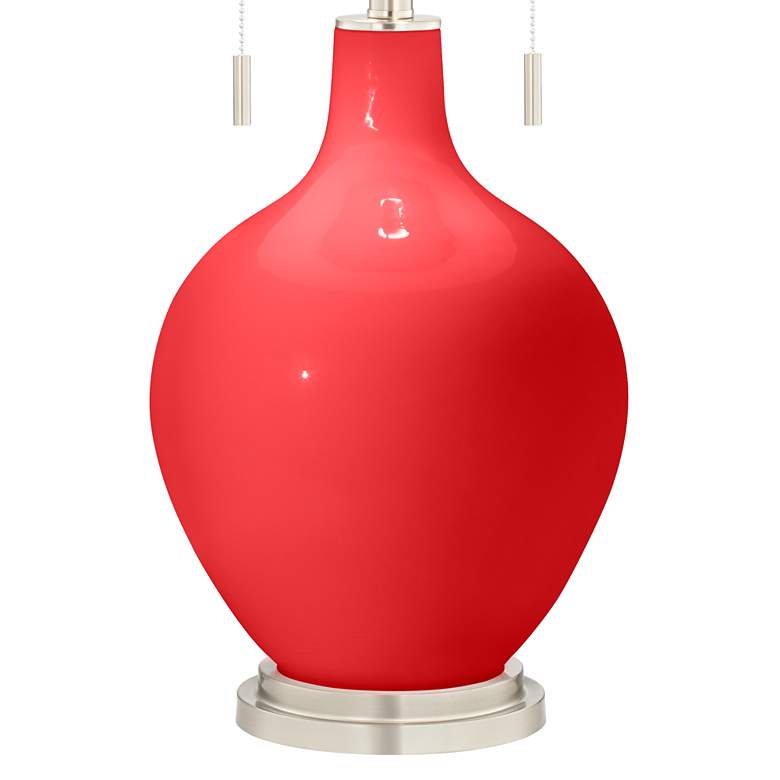 Image 5 Poppy Red Toby Table Lamp more views