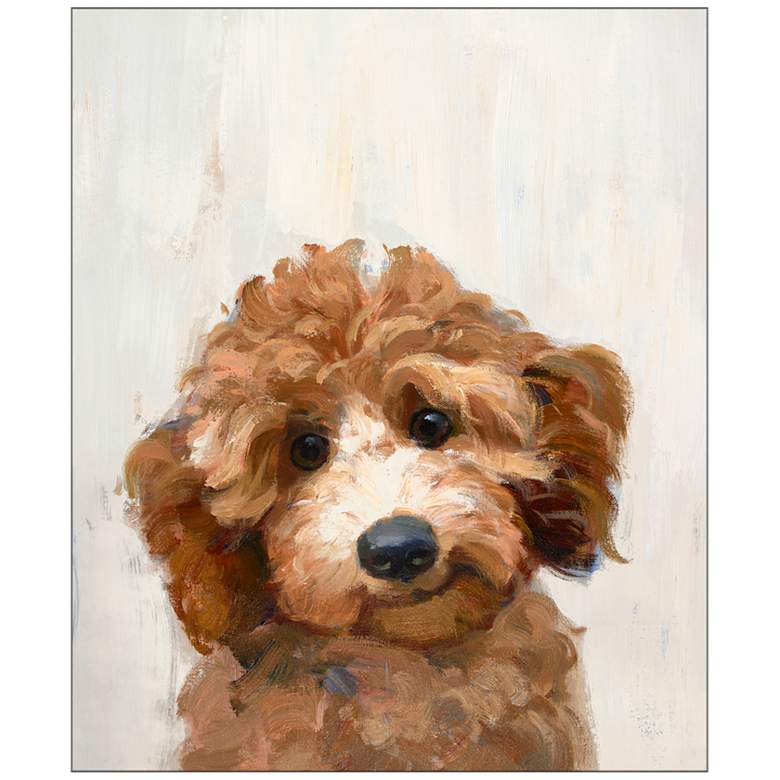 Image 1 Poppy the Golden Doodle 20 In. by 24 In. Framed Art