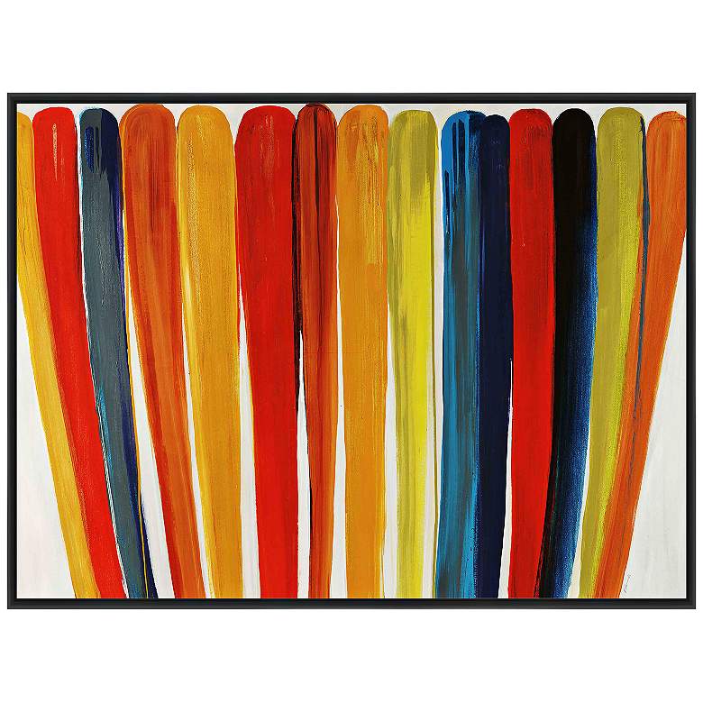 Image 1 Popsicle 41 1/2 inch Wide Floated Canvas Wall Art