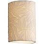 Porcelina 10 1/2" High Bamboo 1-Light Outdoor Wall Light