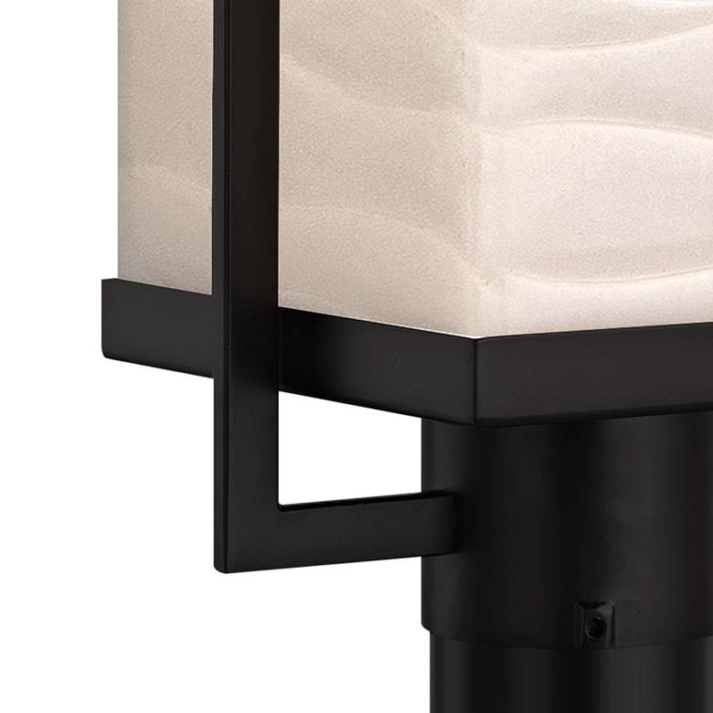 Image 2 Porcelina Pacific 18" High Black LED Outdoor Post Light more views