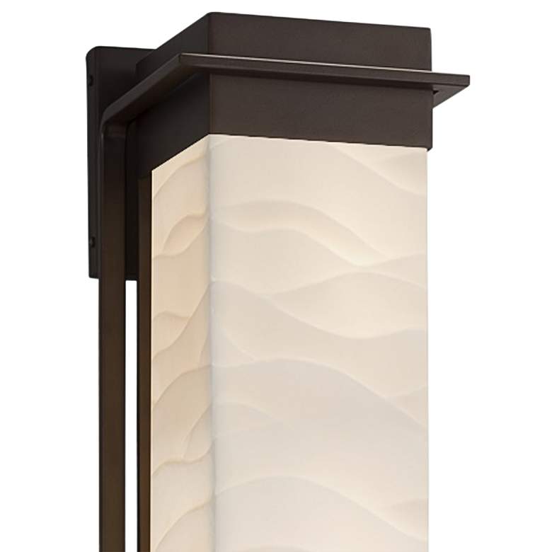 Image 2 Porcelina Pacific 36 inchH Dark Bronze LED Outdoor Wall Light more views