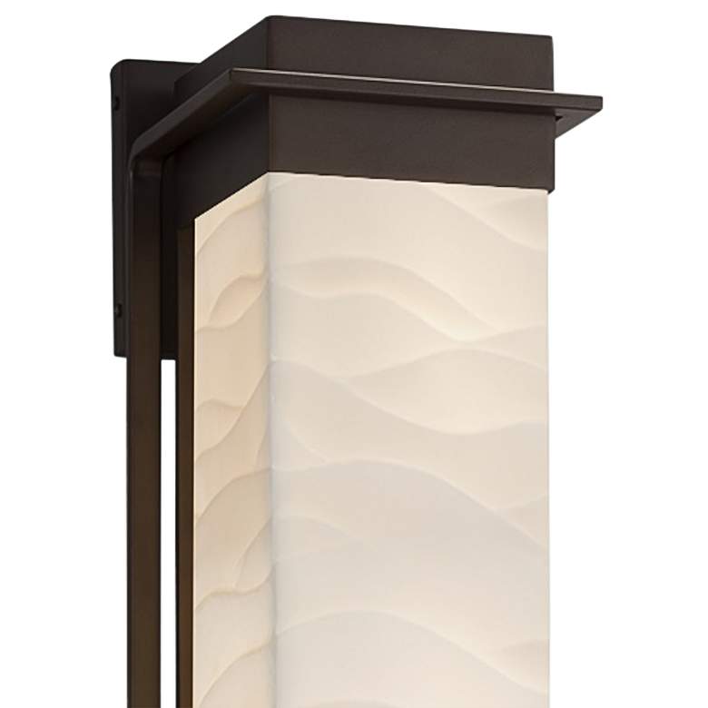 Image 2 Porcelina Pacific 36"H Dark Bronze LED Outdoor Wall Light more views