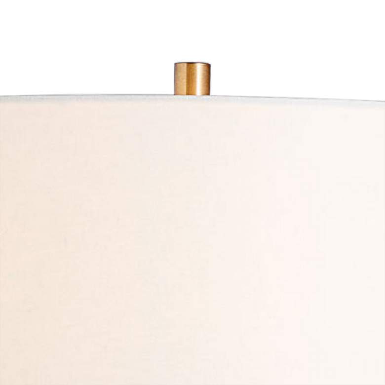 Image 3 Port 68 Alex 30" High Rich Emerald Glaze Porcelain Vase Table Lamp more views