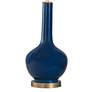 Port 68 Alex Rich Navy Glaze Porcelain Vase Table Lamp