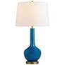 Port 68 Alex Rich Turquoise Glaze Porcelain Vase Table Lamp