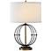 Port 68 Andrew 27" High Aged Brass Cast Metal Table Lamp