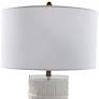 2_Port 68 Bamboo Glossy Cream Porcelain Cylinder Table Lamp more views