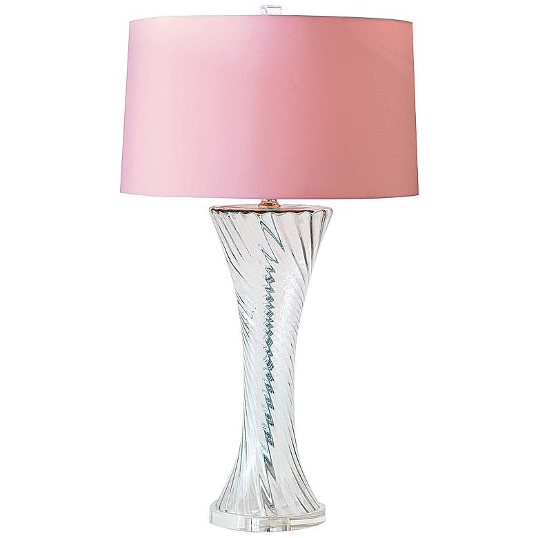 Image 1 Port 68 Bella Clear Optic Glass Table Lamp