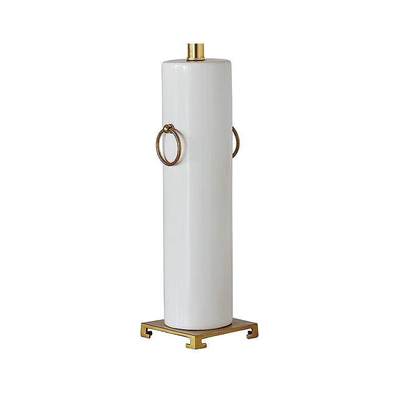 Image 3 Port 68 Beverly 32" Cream White Porcelain Table Lamp more views