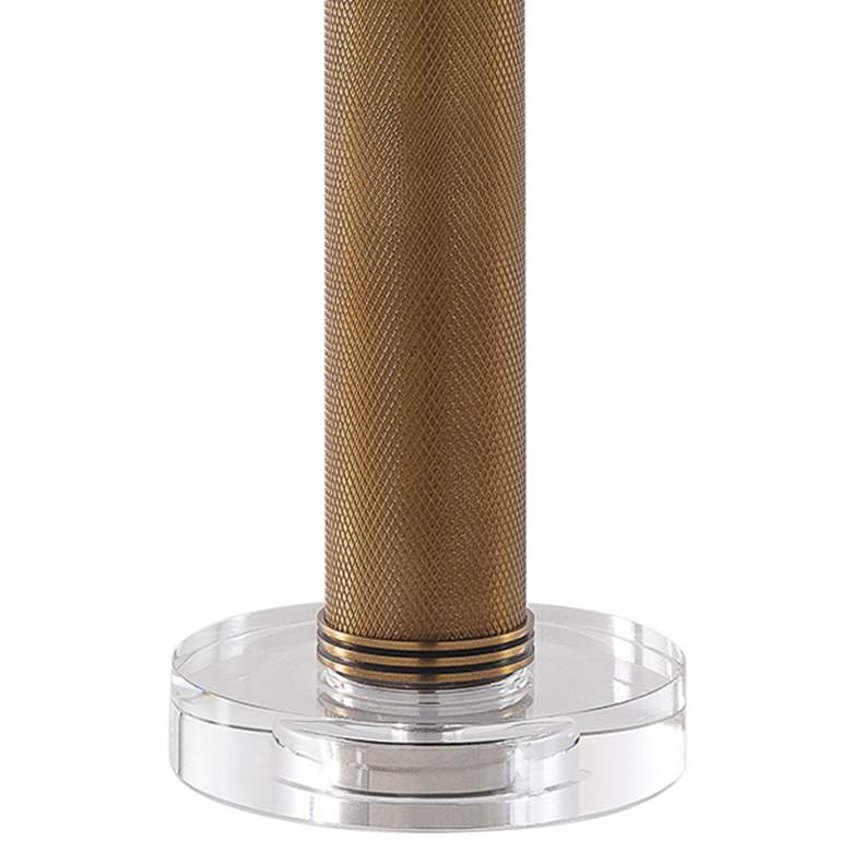 Image 3 Port 68 Billy 16" High Aged Brass Metal Mini Table Lamp more views