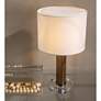 6_Port 68 Billy 16" High Aged Brass Metal Mini Table Lamp more views