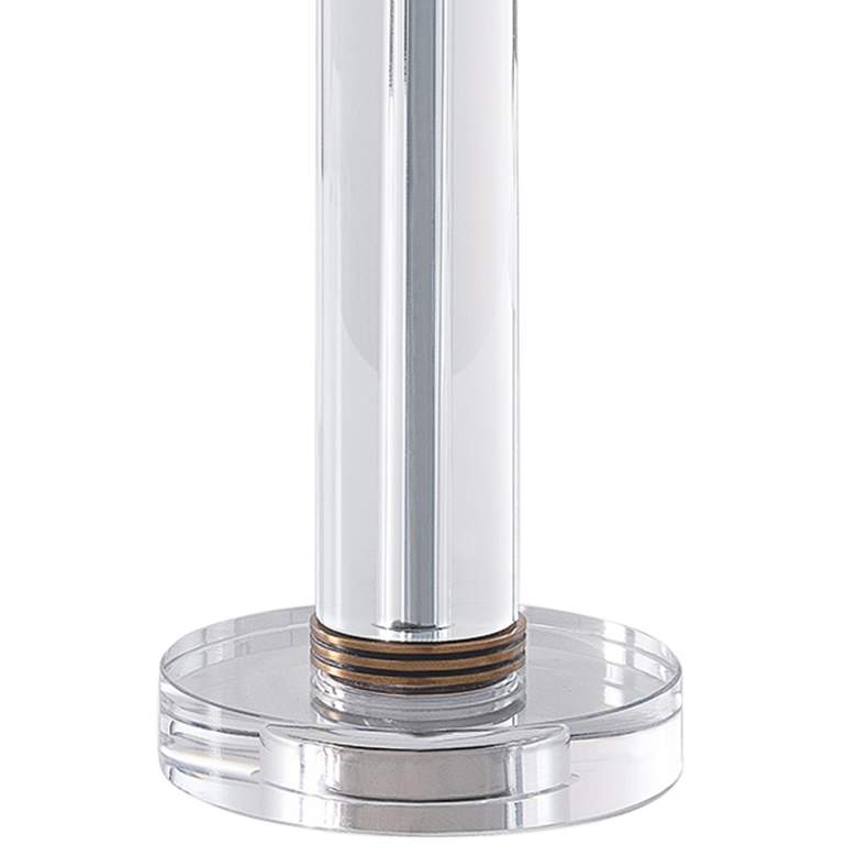 Image 3 Port 68 Billy 16" High Crystal Aged Brass Mini Table Lamp more views