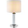 4_Port 68 Billy 16" High Crystal Aged Brass Mini Table Lamp more views