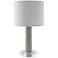 Port 68 Billy 16"H Polished Nickel Metal Mini Table Lamp