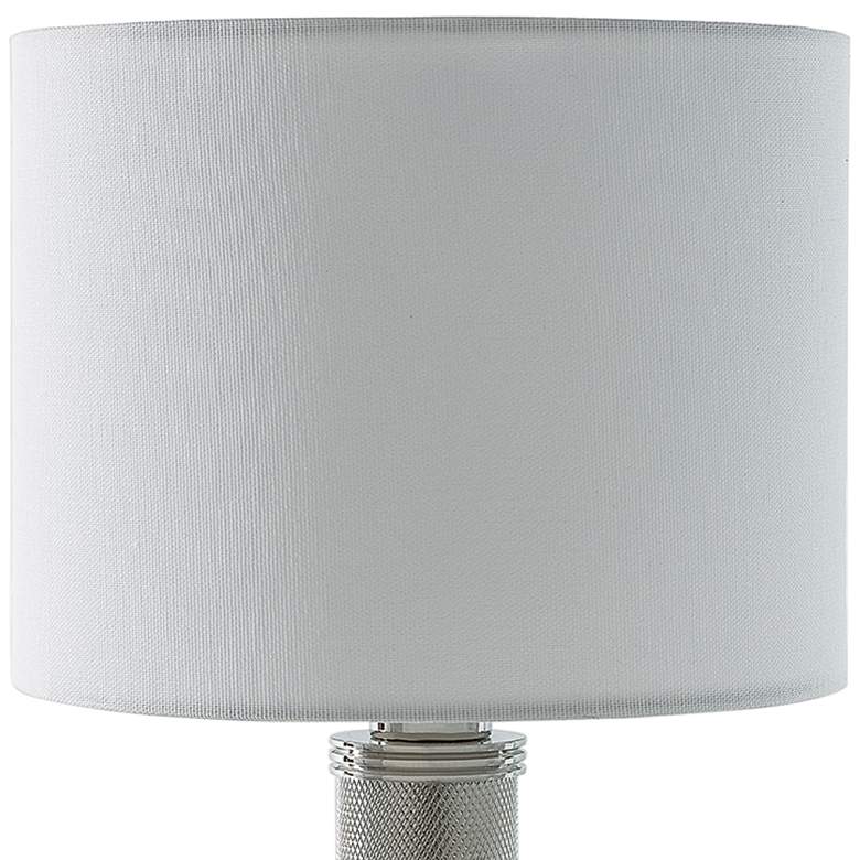 Image 2 Port 68 Billy 16"H Polished Nickel Metal Mini Table Lamp more views