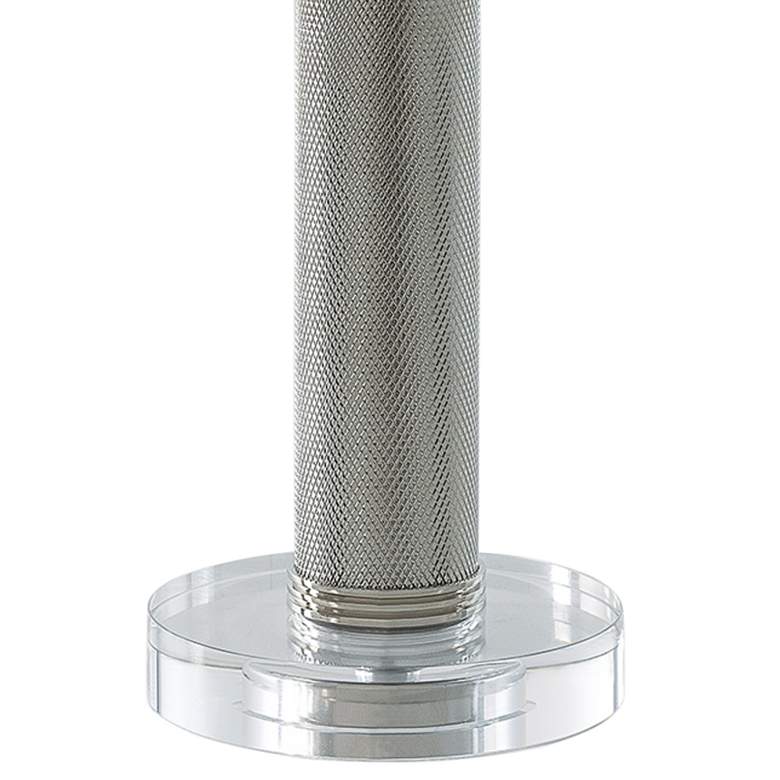 Image 3 Port 68 Billy 16"H Polished Nickel Metal Mini Table Lamp more views