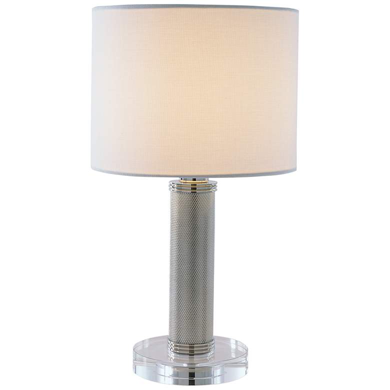 Image 5 Port 68 Billy 16"H Polished Nickel Metal Mini Table Lamp more views