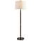 Port 68 Billy 64" Antiqued Bronzed Knurled Metal Floor Lamp
