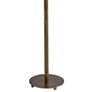 Port 68 Billy Antiqued Aged Brass Knurled Metal Floor Lamp