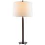 Port 68 Billy Antiqued Bronze Knurled Metal Table Lamp