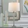Port 68 Billy Polished Nickel Knurled Metal Table Lamp