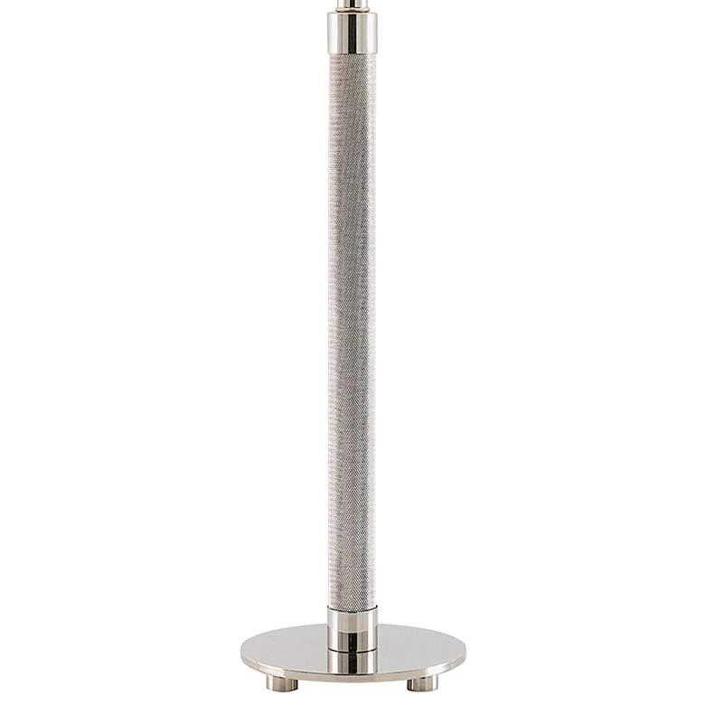 Image 4 Port 68 Billy Polished Nickel Knurled Metal Table Lamp more views
