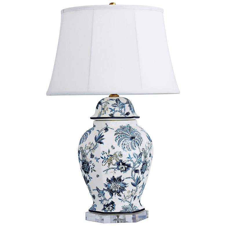 Image 1 Port 68 Braganza Blue and White Porcelain Table Lamp