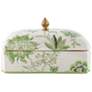 Thumbnail1 of Port 68 Braganza Green Animals and Florals Decorative Box